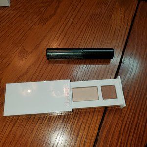 Clinique All About Shadow Duo. 01 Like Mink + Clinique High Impact Mascara